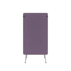 Espace de confidentialité 1 place Modul@ - l. 73 x h. 140 x pr. 73 cm - tissu D - pieds métal