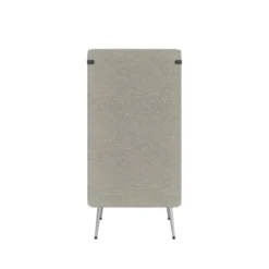 Espace de confidentialité 1 place Modul@ - l. 73 x h. 140 x pr. 73 cm - textile enduit - pieds métal