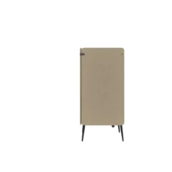 Espace de réunion 2 places Modul@ - l. 206 x h. 140 x pr. 66 cm - tissu V - pieds métal - avec table