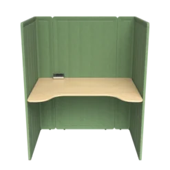 Espace de travail 1 place B Free Nook - l. 125 x h. 150 x pr. 89 cm