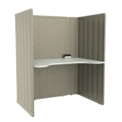 Espace de travail 1 place B Free Nook - l. 125 x h. 150 x pr. 89 cm