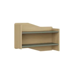 Etagère murale - Odéos - l. 76 x h. 51 x pr. 25 cm - 2 tablettes