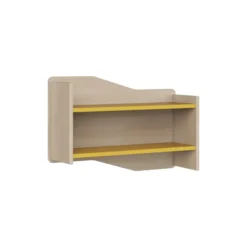 Etagère murale - Odéos - l. 76 x h. 51 x pr. 25 cm - 2 tablettes