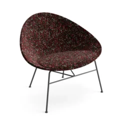 Fauteuil Adell - tissu - piétement métallique