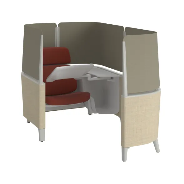 Fauteuil avec extension Brody - tissu - écran tissu