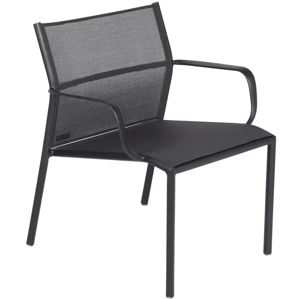 Fauteuil bas Cadiz - empilable - lot de 2