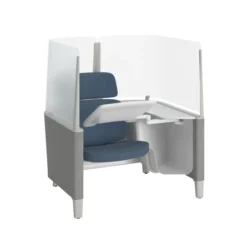 Fauteuil Brody - tissu - écran acrylique