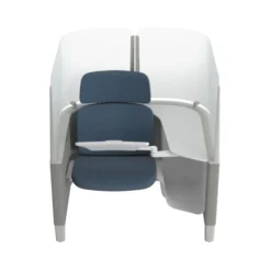 Fauteuil Brody - tissu - écran acrylique
