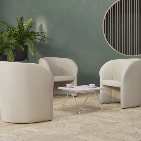 Fauteuil Club Dream - croûte de cuir