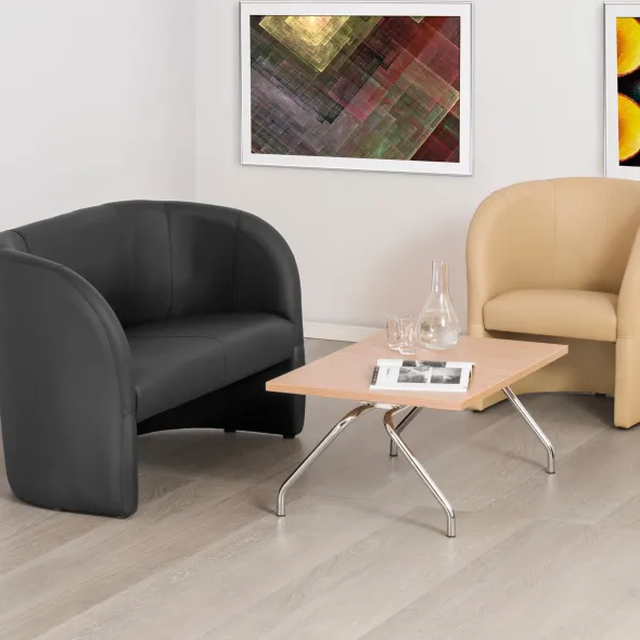 Fauteuil Club Dream - croûte de cuir
