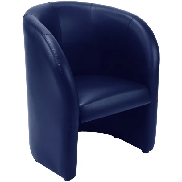 Fauteuil Club Dream - textile enduit bleu