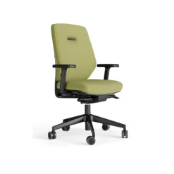 Fauteuil de bureau Artech - tissu - piétement noir