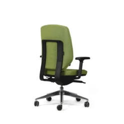 Fauteuil de bureau Artech - tissu - piétement aluminium poli