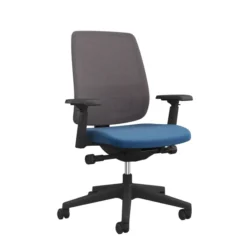 Fauteuil de bureau Comforto 29 - assise tissu - dossier résille