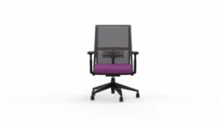 Fauteuil de bureau Comforto 59 - assise tissu - dossier résille