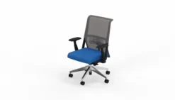 Fauteuil de bureau Comforto 59 - assise tissu - dossier résille