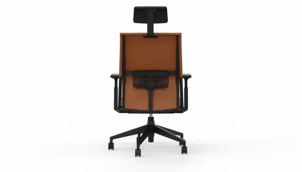 Fauteuil de bureau Comforto 59 - cuir - appui-tête