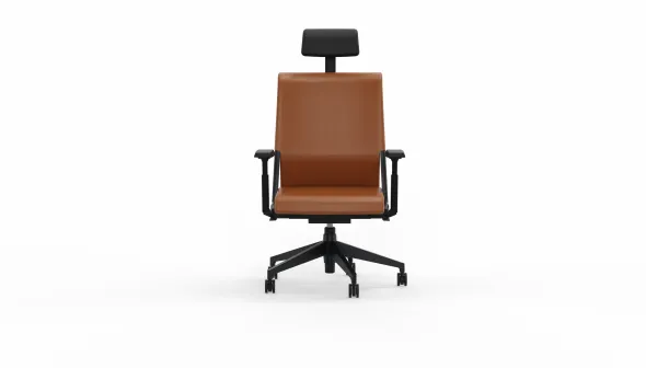 Fauteuil de bureau Comforto 59 - cuir - appui-tête