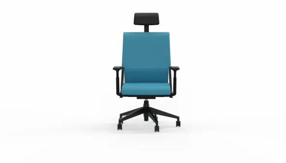 Fauteuil de bureau Comforto 59 - tissu - appui-tête