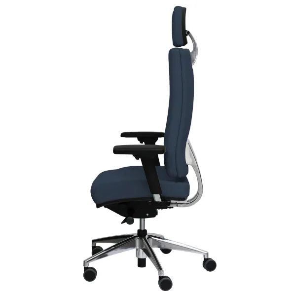 Fauteuil de bureau Edgar - cuir - avec appui-tête