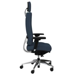 Fauteuil de bureau Edgar - cuir - avec appui-tête