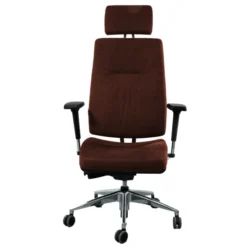 Fauteuil de bureau Edgar - microfibre - avec appui-tête