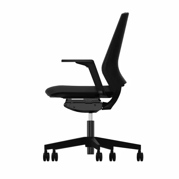 Fauteuil de bureau Eliott - tissu noir