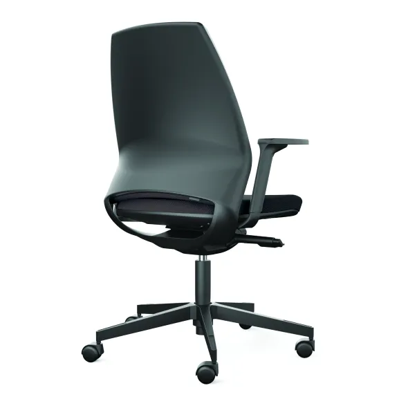 Fauteuil de bureau Eliott - tissu noir