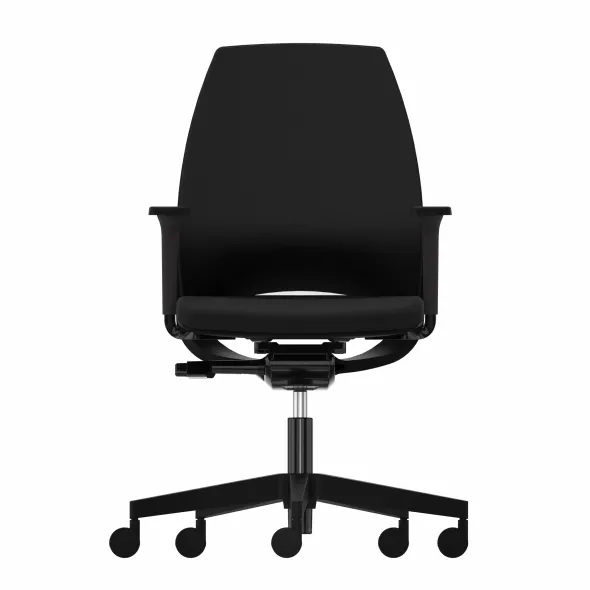 Fauteuil de bureau Eliott - tissu noir