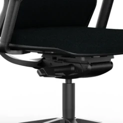 Fauteuil de bureau Eliott - tissu noir