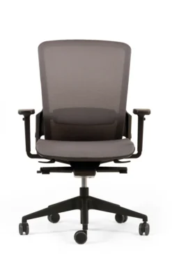 Fauteuil de bureau F6 - assise et dossier résille Rythm - piétement noir