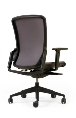 Fauteuil de bureau F6 - assise et dossier résille Rythm - piétement époxy