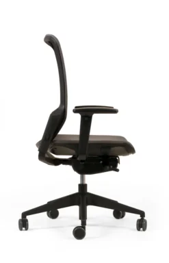 Fauteuil de bureau F6 - assise et dossier résille Rythm - piétement époxy