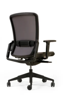 Fauteuil de bureau F6 - assise et dossier résille Rythm - piétement époxy