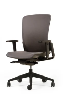 Fauteuil de bureau F6 - assise et dossier résille Rythm - piétement époxy