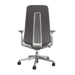 Fauteuil de bureau Fern - assise tissu dossier résille