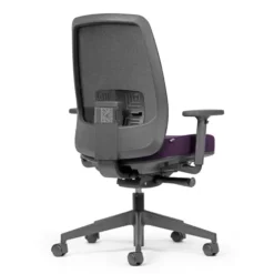 Fauteuil de bureau Flash C II - assise tissu - dossier résille