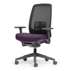 Fauteuil de bureau Flash C II - assise tissu - dossier résille