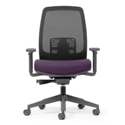Fauteuil de bureau Flash C II - assise tissu - dossier résille