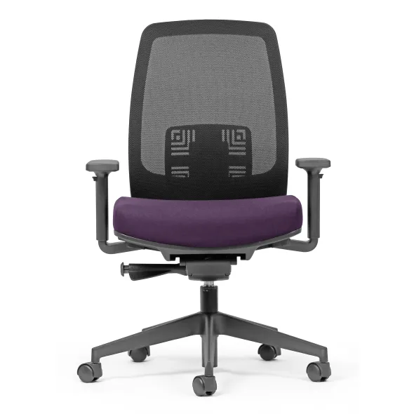 Fauteuil de bureau Flash C II - assise tissu - dossier résille