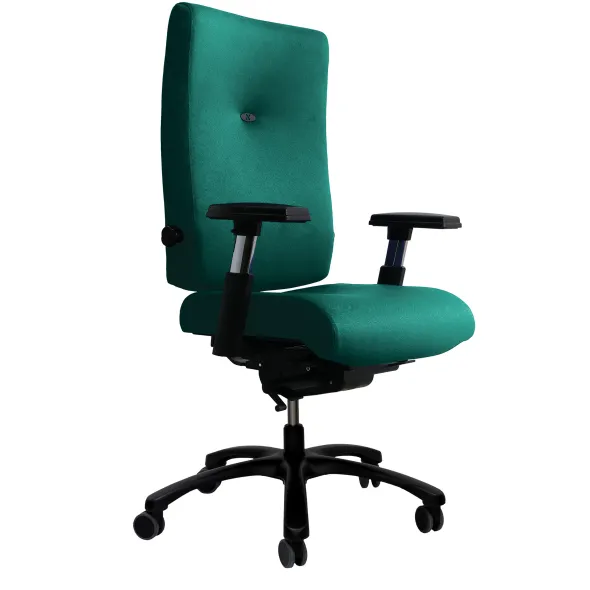 Fauteuil de bureau Haka - tissu - pour personne de grande taille