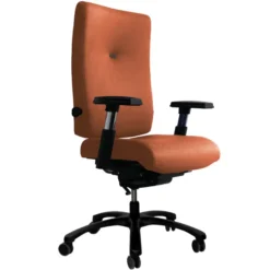 Fauteuil de bureau Haka - tissu - pour personne de grande taille