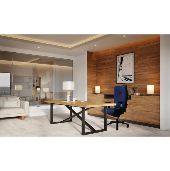 Fauteuil de bureau Haka - tissu - pour personne de grande taille