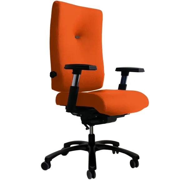 Fauteuil de bureau Haka - tissu - pour personne de grande taille