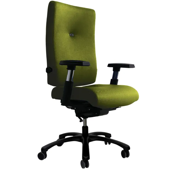Fauteuil de bureau Haka - tissu - pour personne de grande taille