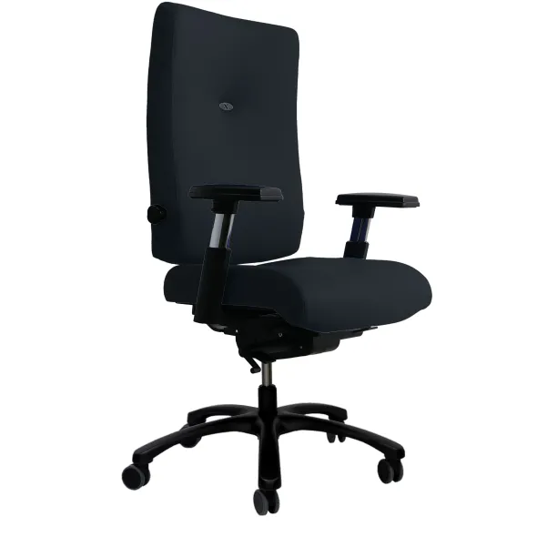 Fauteuil de bureau Haka - tissu - pour personne de grande taille