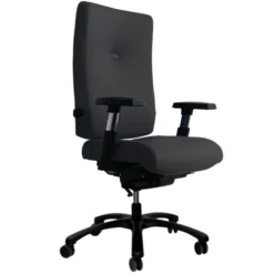 Fauteuil de bureau Haka - tissu - pour personne de grande taille