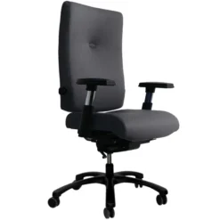 Fauteuil de bureau Haka - tissu - pour personne de grande taille