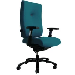 Fauteuil de bureau Haka - tissu - pour personne de grande taille
