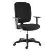 Fauteuil de bureau Kilima - tissu noir